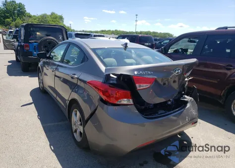 2011 Hyundai Elantra Gls from USA, damaged, VIN 5NPDH4AE5BH060874